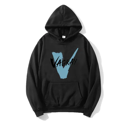Sweat à Capuche Oversize pour Femmes Mélange de Polyester Lourd Impression de Lettres Manches Longues avec Poche Kangourou Pullover Style Américain Décontracté