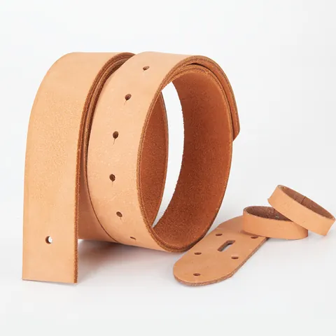 Natural Cowhide Leather Belt Strap Without Buckle For Men Women Top Layer Cow Leather Handmade DIY Replacement Waistband