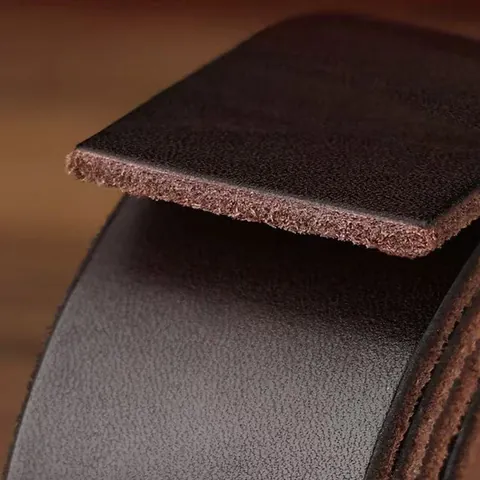 Men's Vintage Genuine Cowhide Leather Belt Minimalist Pin Buckle Alloy Waistband For Jeans Casual Business Fashion Accessory