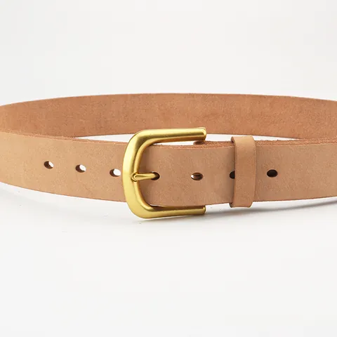 Men Genuine Top Grain Cowhide Leather Belt Vintage Alloy Pin Buckle Waist Strap For Jeans Casual Work Wear Accessories
