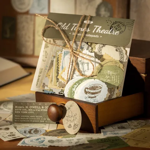 Vintage Scrapbooking Material Paket Old Times Theater Retro Papier Für DIY Handkonto Dekoration Kunst Schreibwaren
