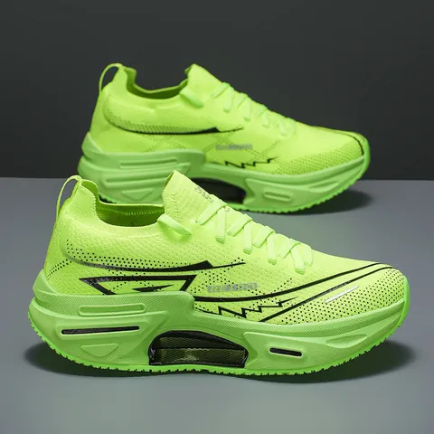 Unisex Professional Running Shoes Breathable Mesh Lightweight Retro Sports Sneakers Racing Athletic Training Walking Shoes