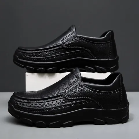 Men Casual Loafers Waterproof Non-Slip Chef Shoes Garden Driving Shoes Lightweight Breathable EVA Footwear