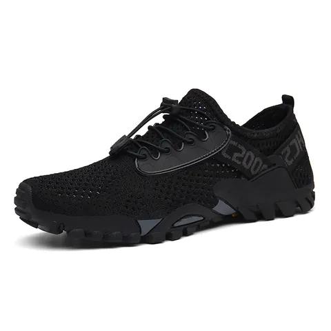Chaussures d'Eau Homme Extérieur Respirant Mesh Baskets de Randonnée Antidérapant Séchage Rapide Chaussures de Pataugeage Été