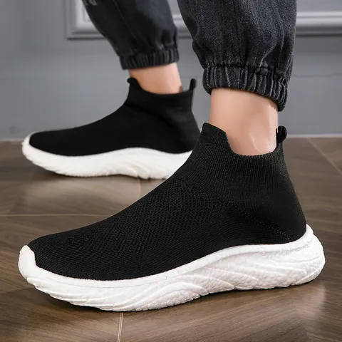 Unisex Αναπνεύσιμα Αθλητικά Παπούτσια Κάλτσα Slip-on Παπούτσια Πεζοπορίας Ελαφριά με Πλέγμα Ύφασμα Ομπρέλας Casual Μοντέρνα Αθλητικά για Άνδρες Γυναίκες