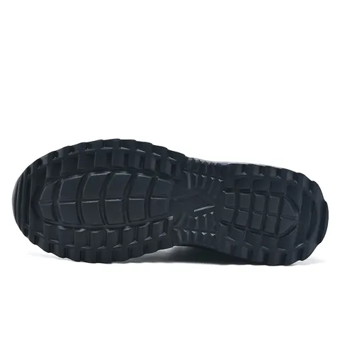 Chaussures de Sport Décontractées Légères pour Hommes Cuir Synthétique Imperméable Sneakers à Motif de Flamme à Plateforme pour la Course la Marche