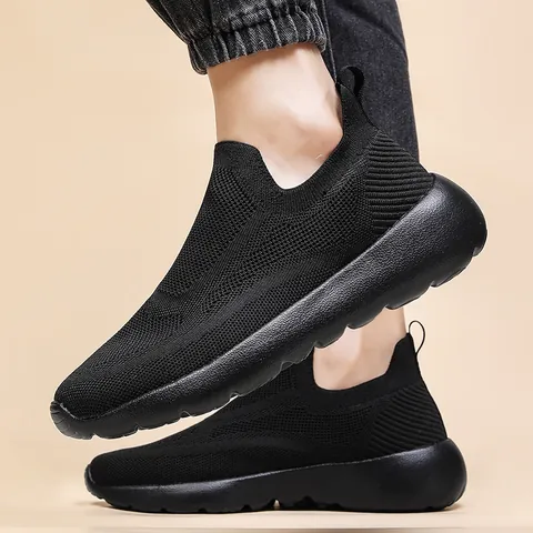 3D Fly-Knit Freizeit-Sportschuhe Für Herren Damen Atmungsaktiv Leicht Slipper Laufschuhe Unisex Outdoor Wanderschuhe