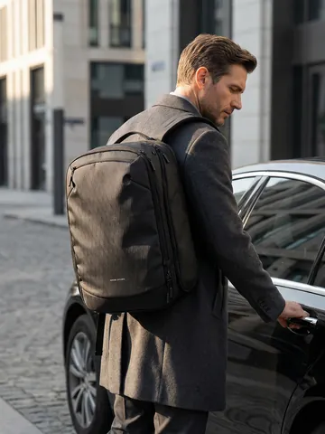 Zaino da Lavoro Espandibile di Grande Capacità Antifurto Impermeabile Borsa per Laptop Zaino da Viaggio per Uomo Ufficio