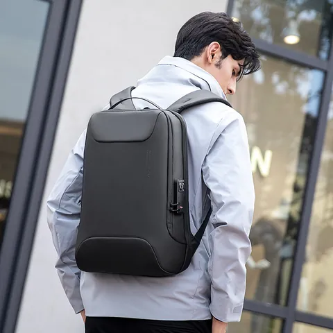 Zaino Porta PC Business Antifurto Per Uomo Con Porta Di Ricarica USB Impermeabile Lucchetto TSA Borsa Per Computer