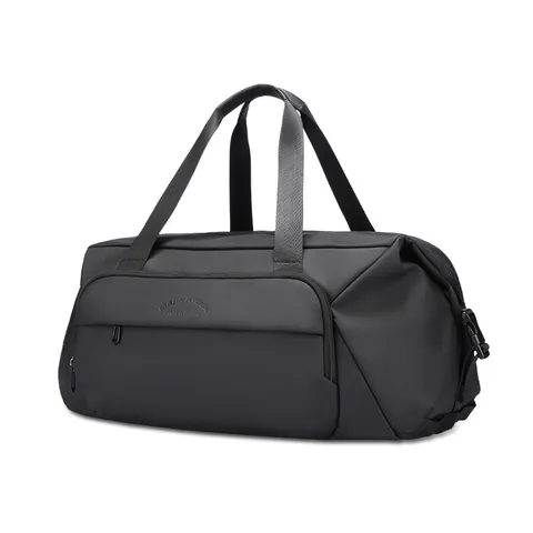 Large Capacity Men Business Travel Duffle Bag Water Resistant Oxford Cloth Gym Bag With Dry Wet Separation Compartment