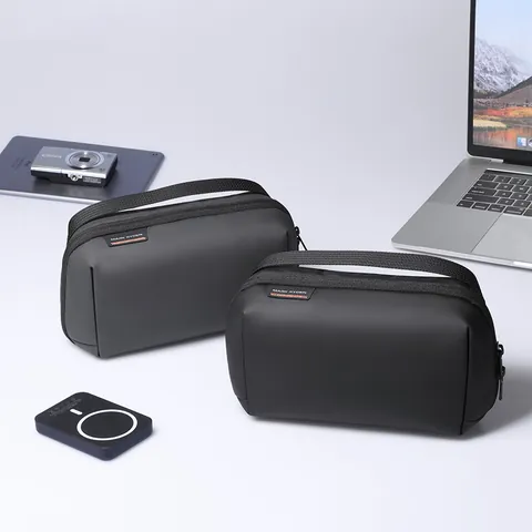 Mark Ryden Men Tech Organizer Bag Waterproof Oxford Cloth Travel Digital Accessories Storage Pouch Business Cable Case