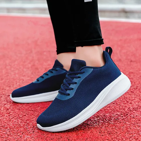 Chaussures de Course en Mesh Respirant pour Hommes Femmes Baskets de Sport Légères Chaussures de Marche Décontractées Fitness