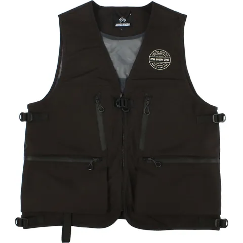 Unisex Outdoor Ski Vest Multi-Pocket Windproof Warm Padded Sleeveless Jacket For Winter Skiing Hiking Utility Cargo Sport Vest