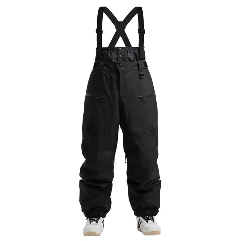 Professional Waterproof Insulated Ski Bib Pants For Men Women Winter Windproof Thermal Snowboard Pants With Adjustable Straps