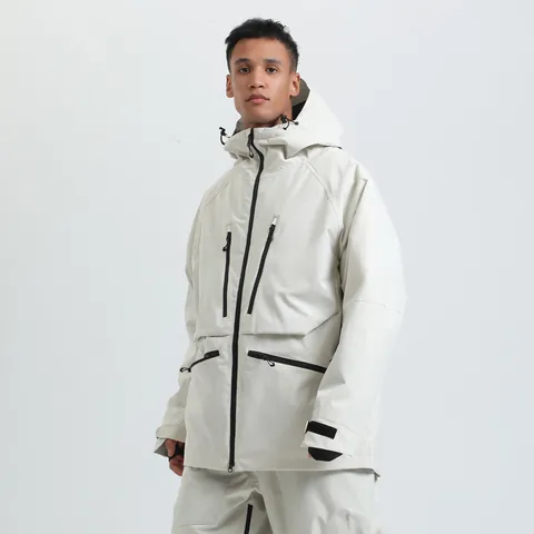 Waterproof Windproof Breathable Thermal Men Women Winter Ski Top And Bottom Hooded Jacket Pants For Outdoor Snow Sports