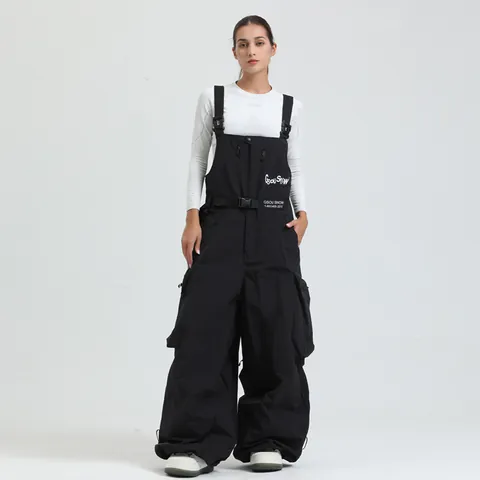 Gsou Snow Salopette da Sci Professionale Impermeabile Antivento Traspirante Tuta per Uomo Donna Inverno Outdoor Snowboard Pantaloni