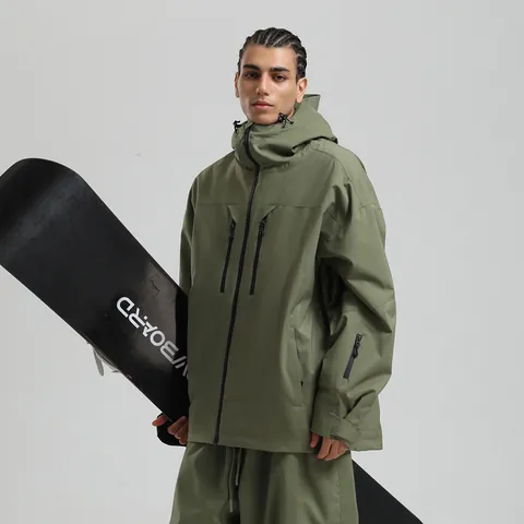 Professional Unisex Ski Jacket Waterproof Windproof Breathable Loose Skiing Coat For Men Women Winter Outdoor Sports Snow Jacket