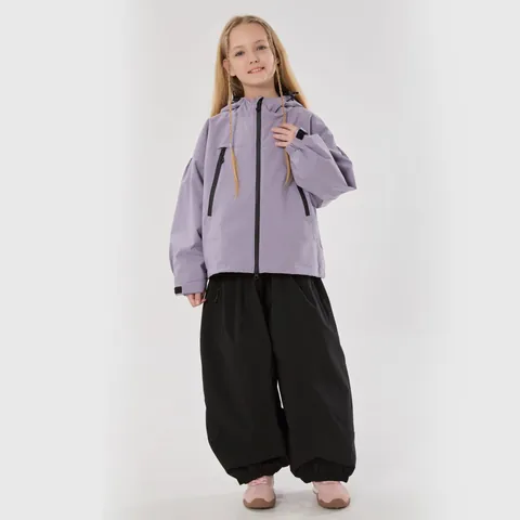 Kids Winter Ski Suit Waterproof Windproof Warm Padded Jacket And Pants Cute Rabbit Ears Hooded Snowsuit For Boys Girls