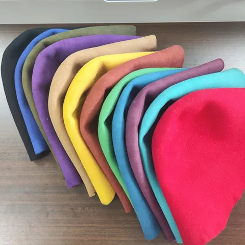 100% Wollen Vilten Hoed Blanks DIY Handgemaakte Hoed Materiaal Multi-Color Effen Vintage Pet Lichaam Voor Fedora Bolhoed Baret Maken Craft