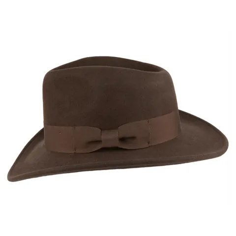 British Style Wool Felt Fedora Hat For Men Women Solid Color Bow Ribbon Decor Jazz Hat Winter Warm Short Brim Wide Brim Hat