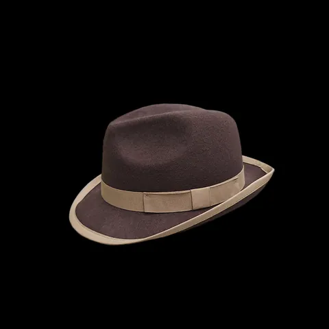 Klassischer Fedora Hut Aus 100% Wolle Für Herren Damen Breite Krempe Sonnenschutz Filz Jazz Hut Mit Banddekor Kontrastkante