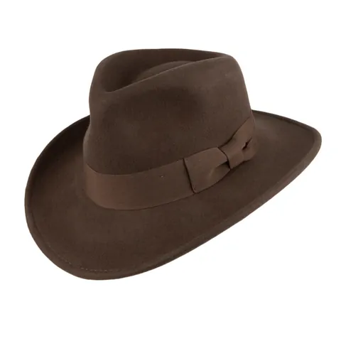 British Style Wool Felt Fedora Hat For Men Women Solid Color Bow Ribbon Decor Jazz Hat Winter Warm Short Brim Wide Brim Hat