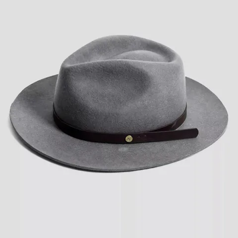 Vintage 100% Wol Fedora Hoed Voor Mannen Vrouwen Brede Rand Vilten Hoed Met Leren Riem Metalen Gesp Elegant Zakelijk Casual Herfst Winter Hoed
