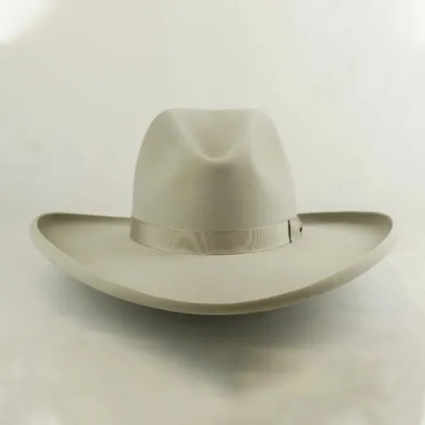 Women Fashion 100% Wool Felt Fedora Cowboy Hat With Ribbon Bow Wide Brim Solid Color Vintage Outdoor Western Sun Hat