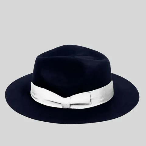 Elegant Wool Felt Fedora Hat With Ribbon Bow Feather For Women Vintage Wide Brim Party Wedding Church Dress Sun Top Hat