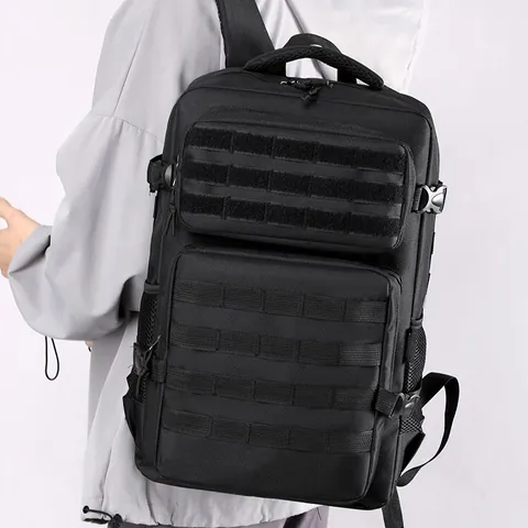 Mochila Táctica para Hombre Nylon de Alta Densidad Impermeable Sistema MOLLE Mochila de Viaje Gran Capacidad Bolsa para Portátil para Senderismo al Aire Libre