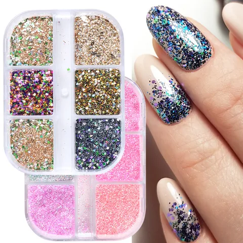 Poudre De Paillettes Holographiques Pour Ongles Décoration Manucure Étincelante Pour DIY Art Salon Femme Beauté Accessoire