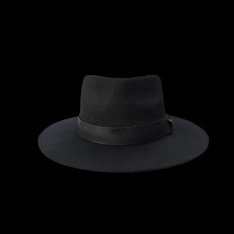 Sombrero Fedora de Lana Vintage Ala Ancha Efecto Desgastado Decoración de Cartas de Juego Cinta Negro Sombrero de Moda para Mujeres Hombres Accesorio de Fiesta