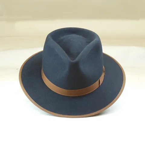 Unisex Wollfilz Fedora Hut Breite Krempe Schleife Band Dekorativer Vintage Jazz Kappe Für Damen Herren Lässig Formell Winter