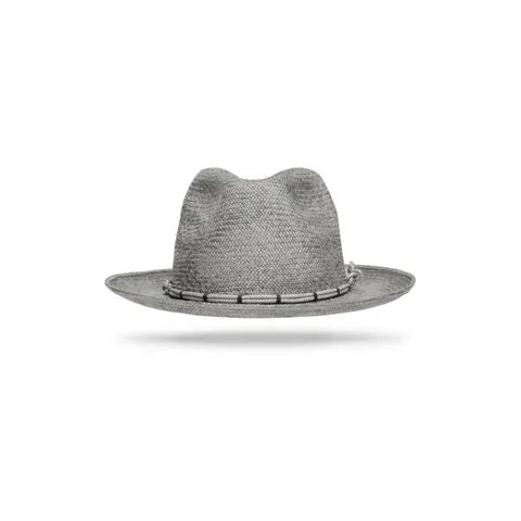 Women's Fashion Outdoor Straw Fedora Hat Flat Top Wide Brim Sun Protection Breathable Summer Beach Vacation Woven Hat