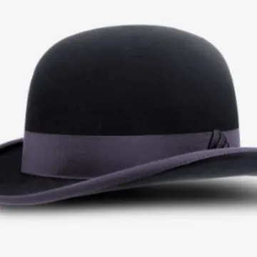 Vintage 100% Wool Bowler Hat For Men Women Classic Round Top Derby Hat With Ribbon Band Fashion Fedora Winter Warm Dress Hat