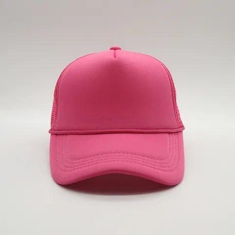 Summer Breathable Mesh Trucker Hat For Women Casual Outdoor Sun Protection Peaked Cap Foam Front Color Block Fashion Accessory
