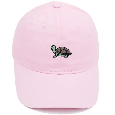 Cute Embroidered Turtle Baseball Cap Cotton Adjustable Sunshade Hat For Men Women Casual Animal Pattern Outdoor Sports Snapback