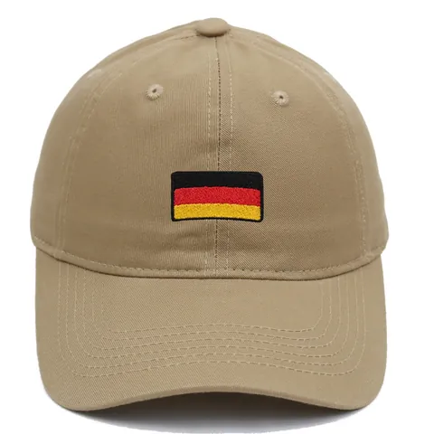 German Flag Embroidered Baseball Cap Cotton Adjustable Sun Hat Outdoor Sports Casual Dad Hat For Men Women
