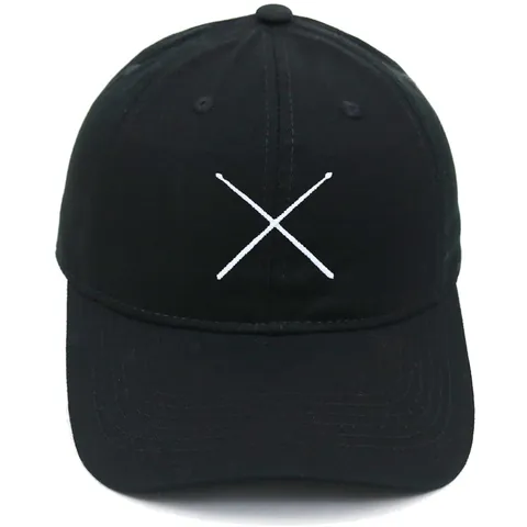 Berretto da Baseball in Cotone con Ricamo Bacchette Cappello Parasole Regolabile per Uomo Donna Outdoor Casual Moda Sport