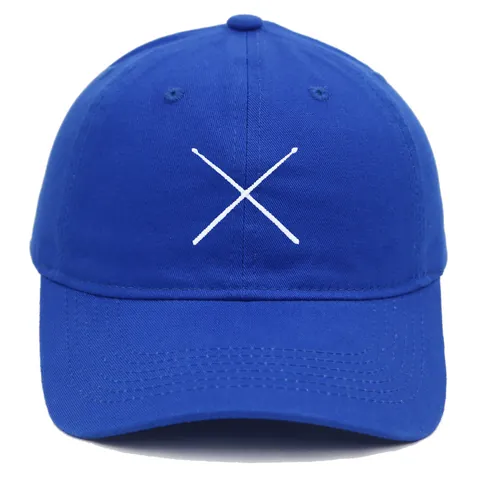 Berretto da Baseball in Cotone con Ricamo Bacchette Cappello Parasole Regolabile per Uomo Donna Outdoor Casual Moda Sport