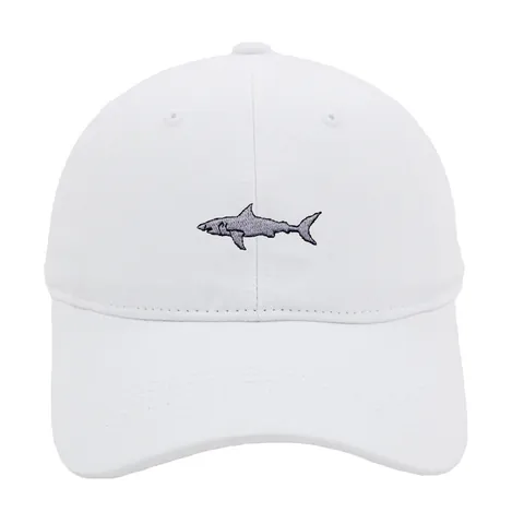 Gorra de Béisbol con Bordado de Tiburón Algodón Ajustable Sombrero de Sol para Hombre Mujer Deportes al Aire Libre Moda