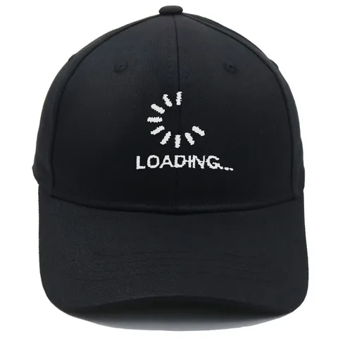 Bestickt Ladesymbol Baseballkappe Baumwollmischung Verstellbar Sonnenhut Atmungsaktiv Lässig Outdoor Dad Hat Für Damen Herren