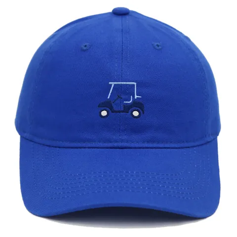 Casquette de Baseball en Coton Unisexe Avec Broderie Voiturette de Golf Chapeau Pare-soleil Extérieur Réglable Sport Décontracté Dad Hat