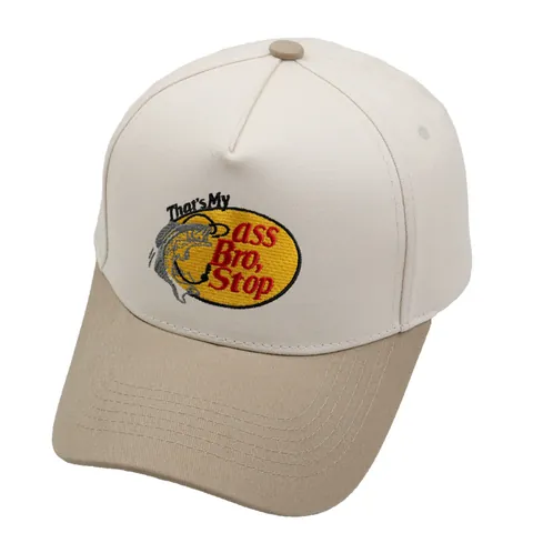 Casquette de Baseball Color Block avec Broderie Poisson pour Pêche en Plein Air Protection Solaire Réglable Coton Respirant Streetwear Hip Hop