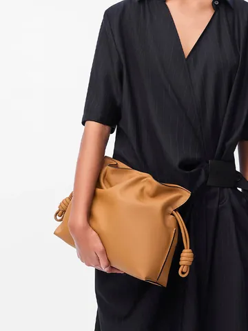 Borsa a Tracolla Minimalista in Pelle PU per Donna Grande Capacità Borsa a Spalla Pieghettata a Nuvola Con Coulisse a Nodo
