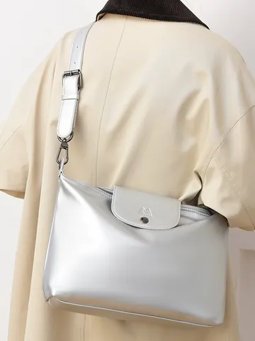 Women Large Capacity PU Leather Tote Bag Fashion Solid Color Shoulder Crossbody Bag With Adjustable Wide Strap Commuting Handbag