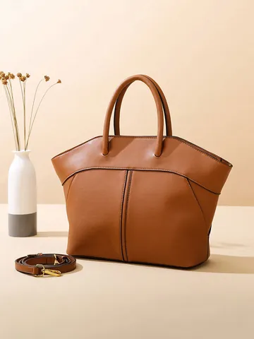 Dames Mode PU Leer Tote Bag Grote Capaciteit Woon-werkverkeer Handtas Krokodillenpatroon Patchwork Schoudertas Met Verstelbare Riem