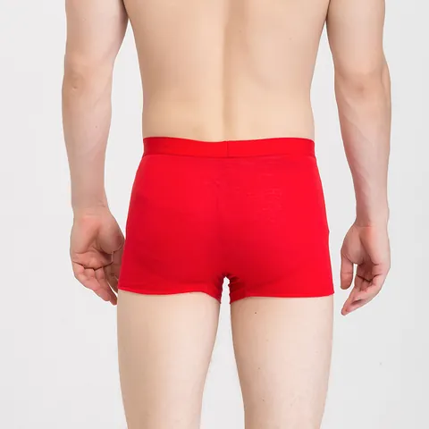 Bóxers de Seda de Morera y Lioce para Hombre Ropa Interior Transpirable Sin Costura Bolsa U-Convexa Cintura Elástica