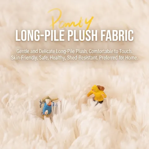 Cuscino per Divano in Peluche Lungo Nordico Ispessito Antiscivolo Caldo Set Copridivano Trapuntato a Onde per Soggiorno Casa