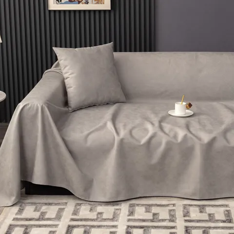 Waterproof Tech Cloth Sofa Slipcover Modern Minimalist Solid Color Pet Friendly Anti Slip Sofa Towel For Living Room Furniture Protector